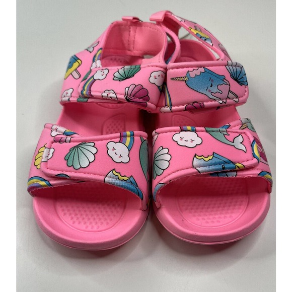 H&M Shoes Nwt Hm Toddler Rainbow Slip On Strap Sandals Size 2 Girl